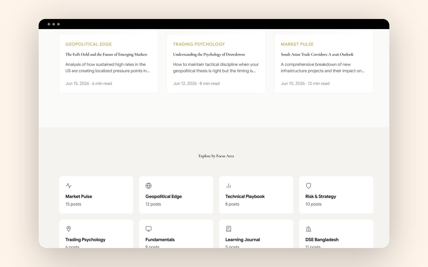 Dead Reckoning desktop interface